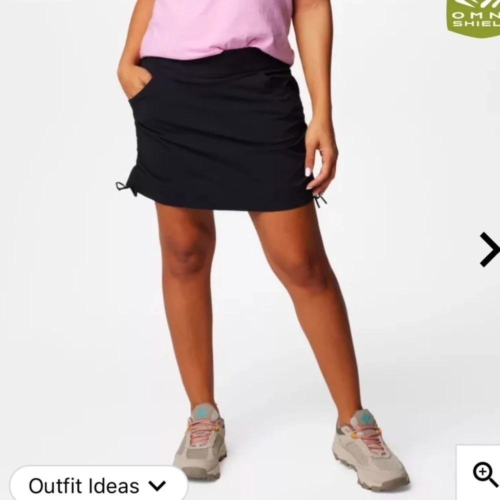 NWOT Columbia Women's Anytime Casual Skort Black Size Large Athleisure